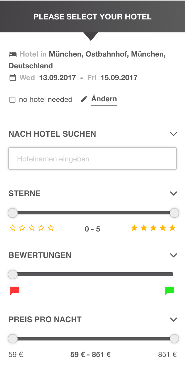 Eine Geschäftsreise buchen – Lanes & Planes